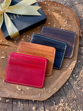 Slim Leather Card Holder | Genuine Cowhide Leather | Everyday Minimalist Wallet